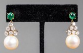 18K EMERALD, DIAMOND & SOUTH S
