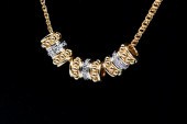 18K ETRUSCAN NECKLACE ON 22K V