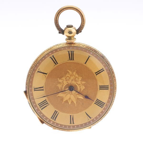18K FRENCH KEY WIND WATCH IN FITTED