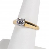 18K GOLD 1.13 CTW LAB GROWN DI