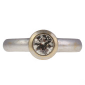18K GOLD .60 CTTW DIAMOND ENGA
