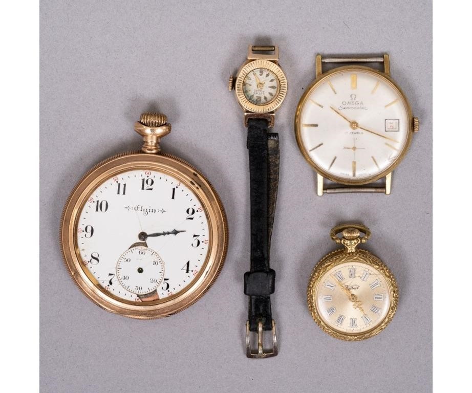 18k gold (750) Omega watch with