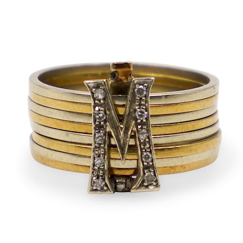18K GOLD AND DIAMOND MECHANICAL