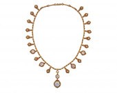 18K GOLD AND DIAMOND NECKLACE1