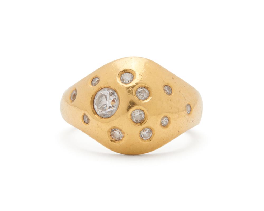 18K GOLD AND DIAMOND RING18K Gold