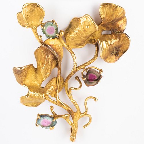 18K GOLD AND WATERMELON