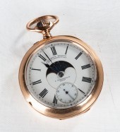 18K GOLD ASTRONOMICAL CALENDRI