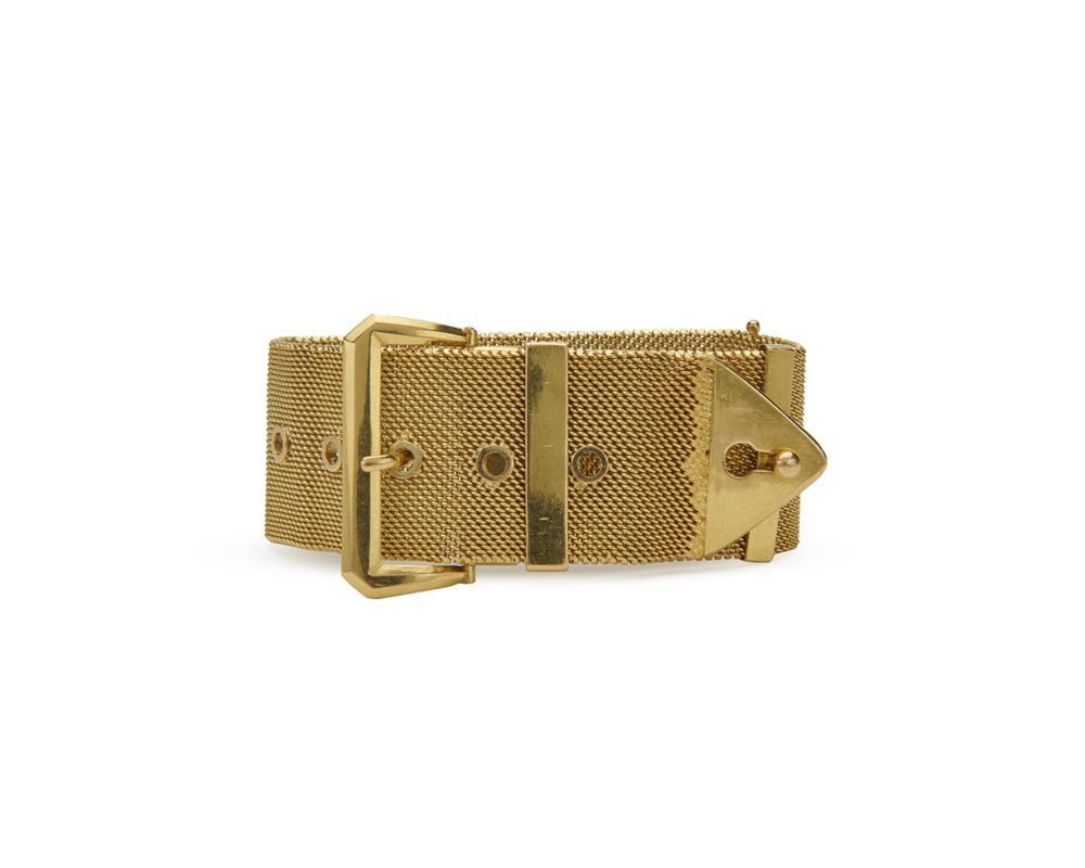 18K GOLD BELT BUCKLE BRACELET18K