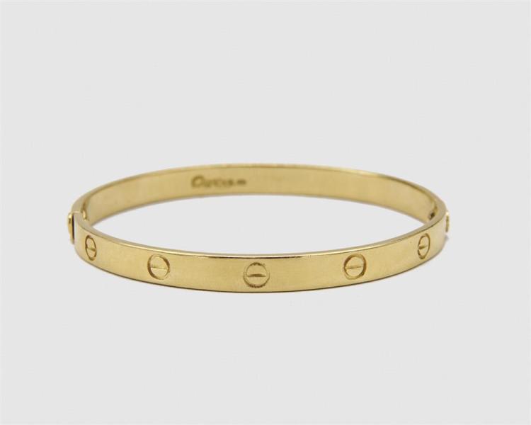 18K GOLD CARTIER-STYLE "LOVE"