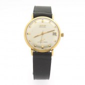 18K GOLD CASED LONGINES ULTRA-