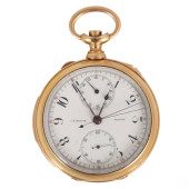 18K GOLD C.H. MEYLAN MINUTE RE