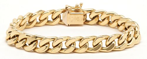 18K GOLD CHAIN BRACELET18K yellow