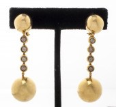 18K GOLD CHAMPAGNE DIAMOND BAL
