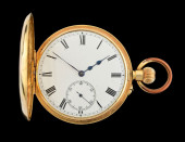 18K GOLD DEMI-HUNTER POCKET WA