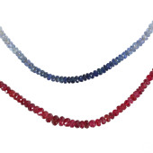 18K GOLD DESIGNER RUBY & SAPPH