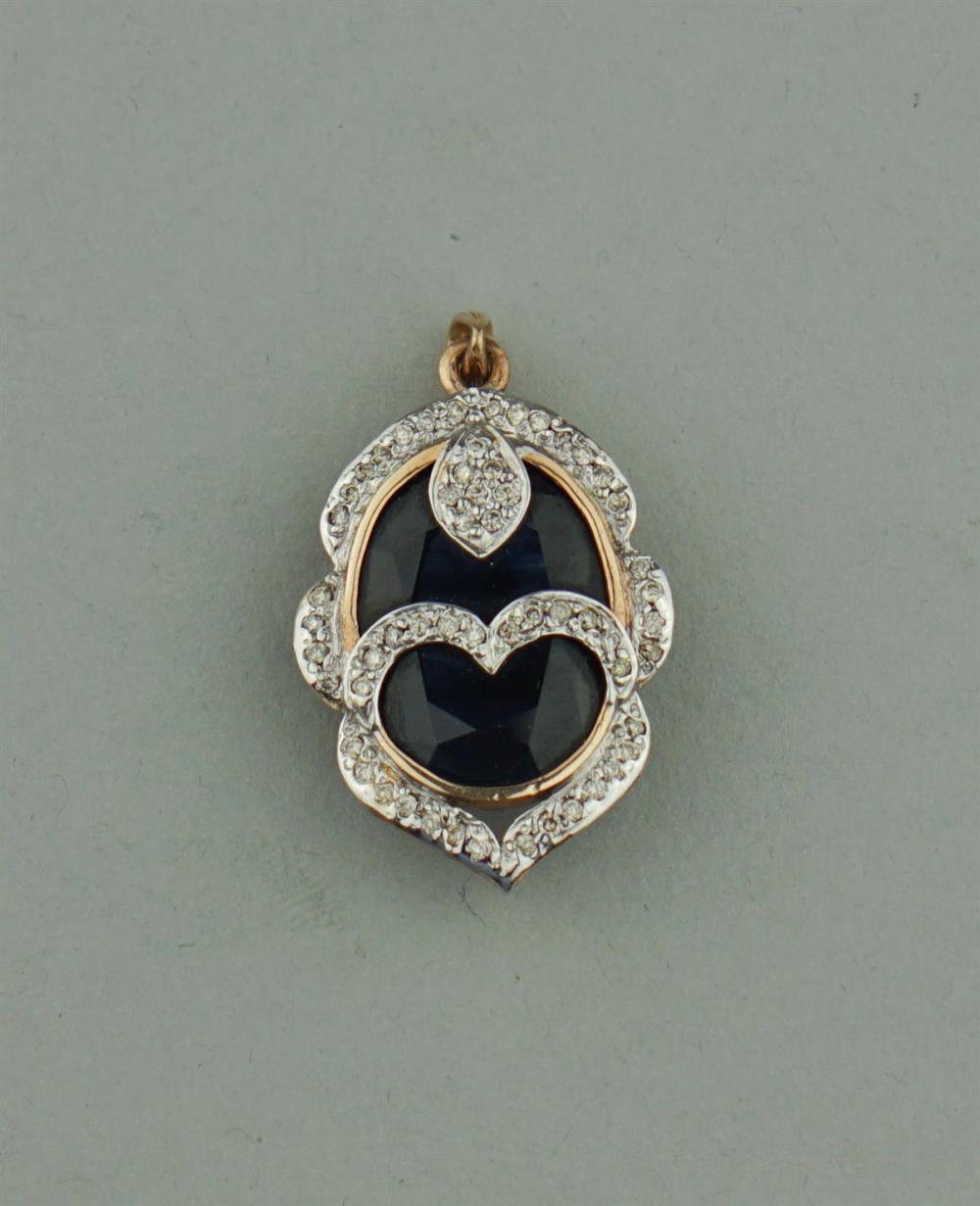18K GOLD, DIAMOND AND FACETED