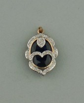 18K GOLD, DIAMOND AND FACETED