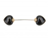 18K GOLD, DIAMOND, AND ONYX JA