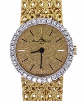 18K GOLD & DIAMOND BAUME MERCI