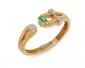 18K GOLD, DIAMOND, COLORED DIA
