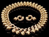 18K GOLD & DIAMOND DEMI-PARURE