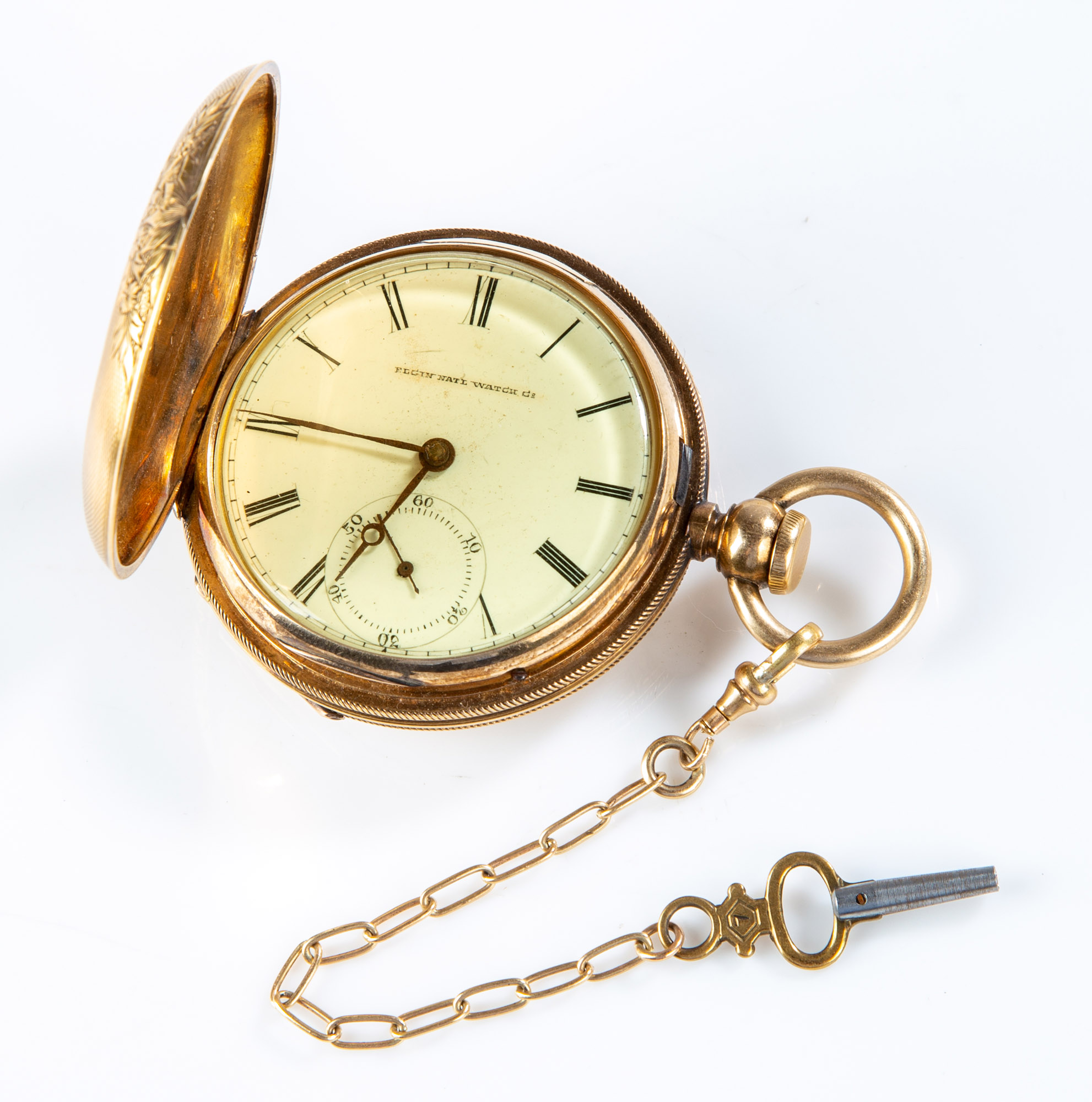18K GOLD ELGIN POCKET WATCH 128.6