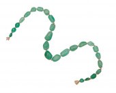 18K GOLD, EMERALD, AND DIAMOND