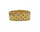 18K GOLD FANCY LINK BRACELET18