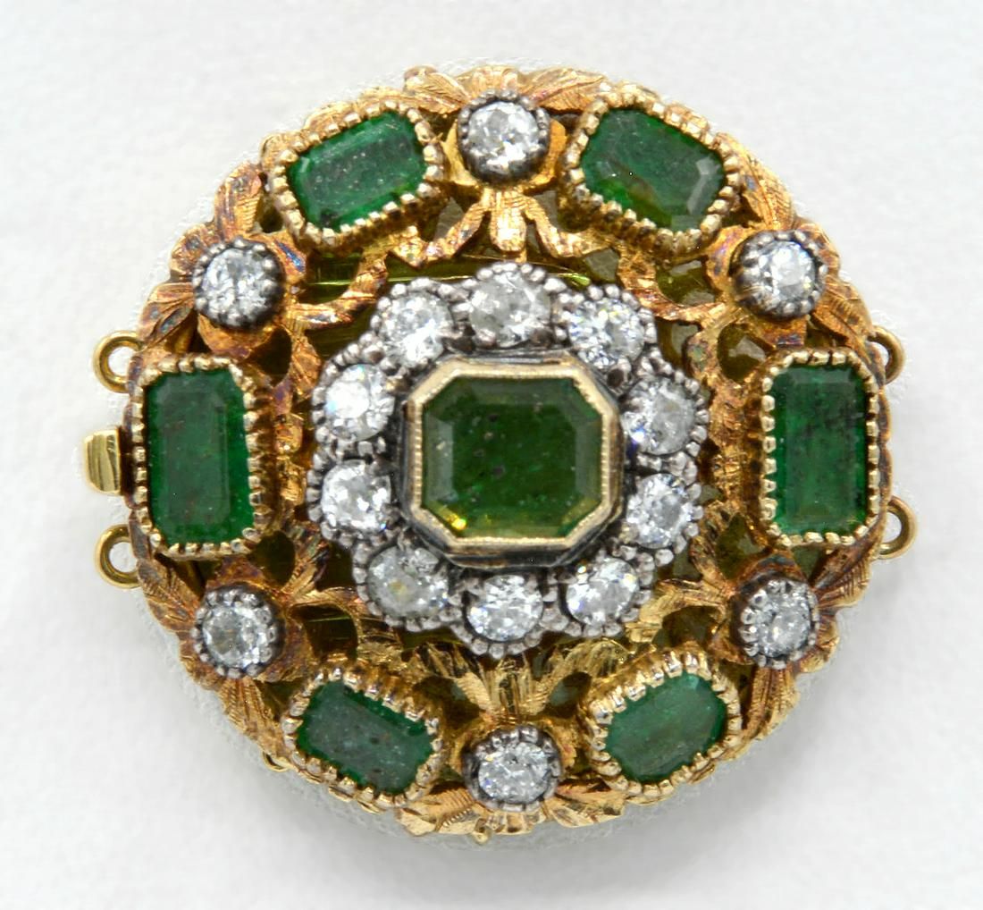 18K GOLD G. NARDI JEWELED