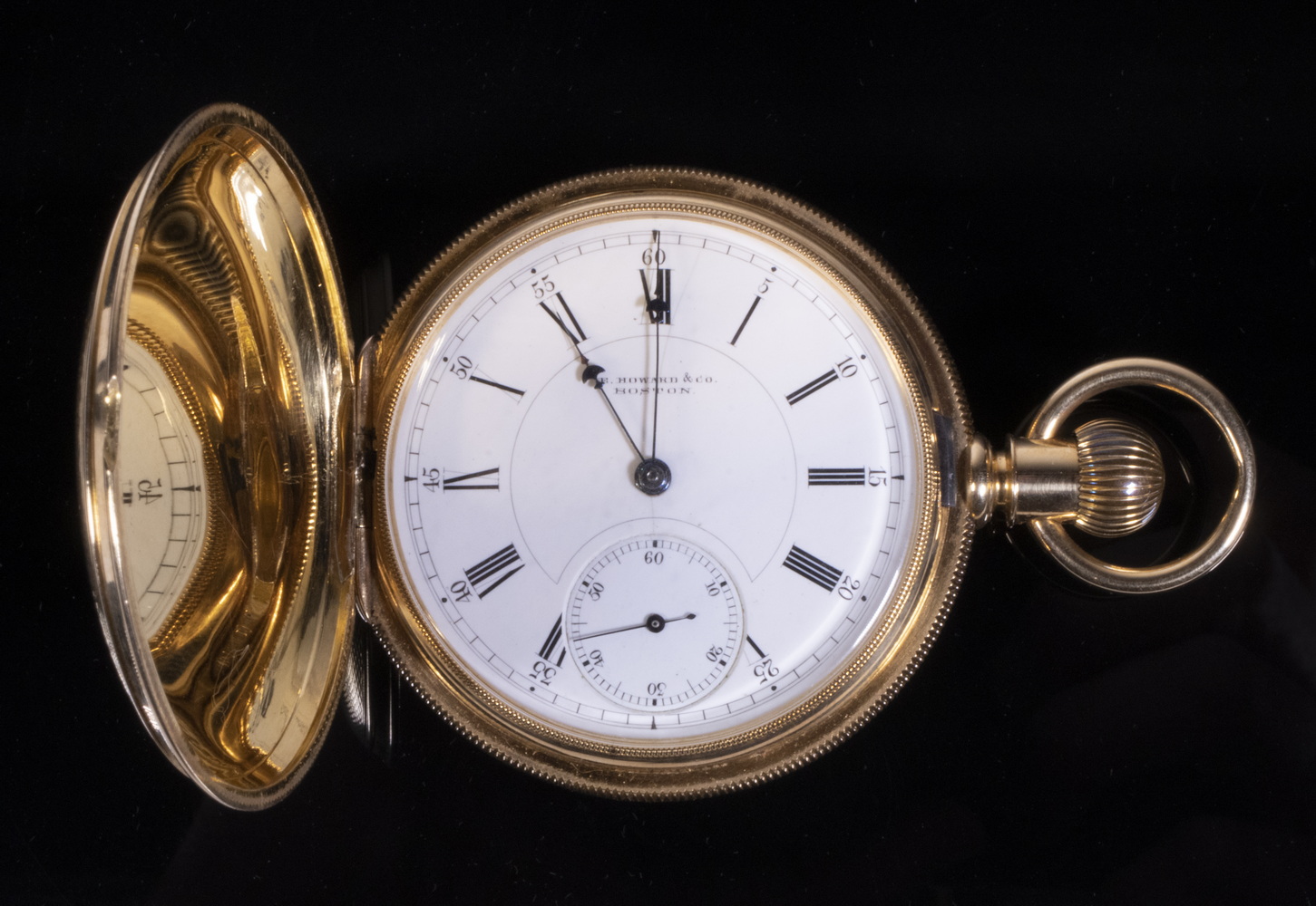 18K GOLD HOWARD & CO POCKETWATCH