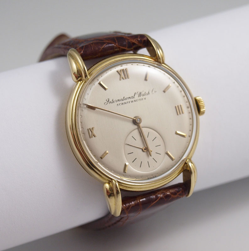 18K GOLD IWC SCHAFFHAUSEN GENTS