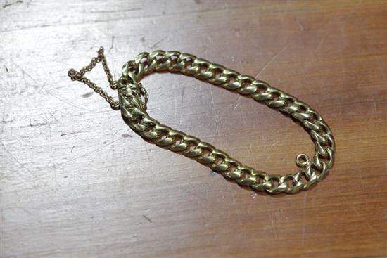 18K GOLD LADIES BRACELET. Heavy