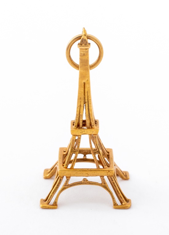 18K GOLD MINIATURE EIFFEL TOWER
