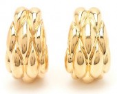 18K GOLD MULTI-TEARDROP CLIP E