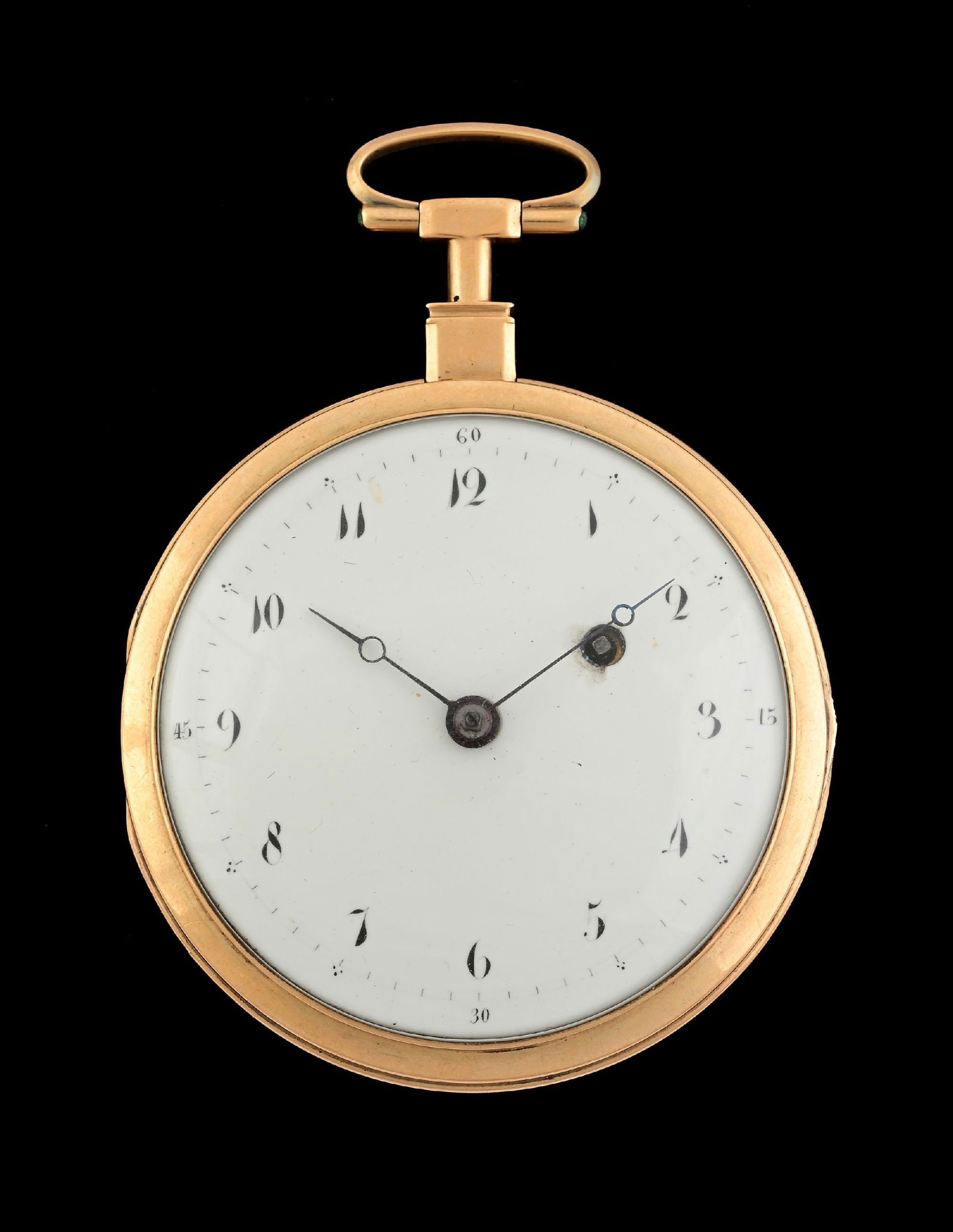 18K GOLD O/F KEY WIND FUSEE