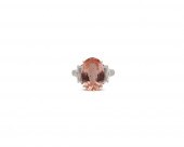 18K GOLD, PADPARADSCHA SAPPHIR
