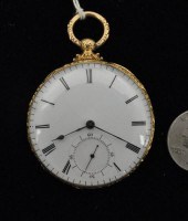 18K GOLD PAUL ROCHAT FILS POCK
