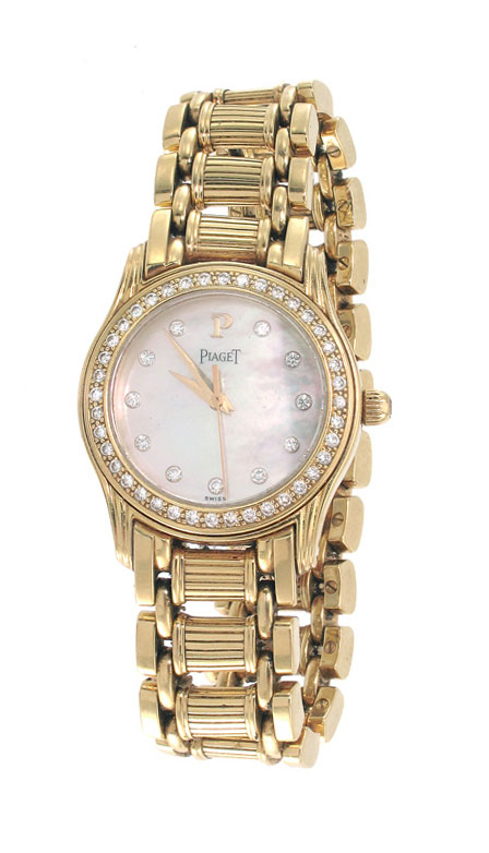 18K GOLD PIAGET LADIES DIAMOND