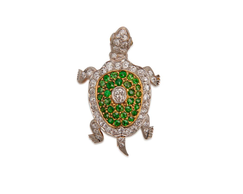 18K GOLD, PLATINUM, DEMANTOID