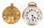 18K GOLD POCKET WATCH & HAMILT