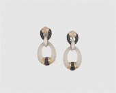 18K GOLD, ROCK CRYSTAL, ONYX,
