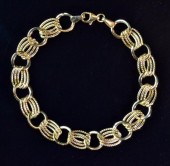 18K Gold Rodeo Style BraceletA