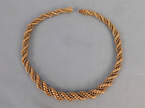 18K GOLD ROPE NECKLACE18K