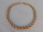 18K GOLD ROPE NECKLACE18K (tes