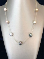 18K GOLD SOUTH SEA WHITE, GOLD
