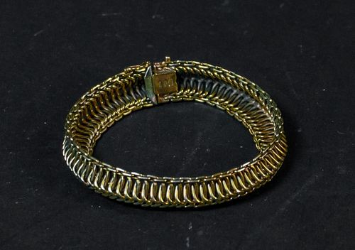 18K GOLD UNO A ERRE BRACELETLot