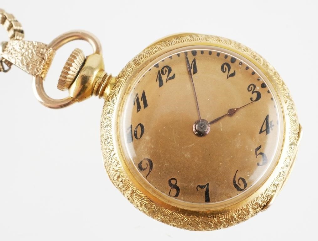 18K GOLD WATCH WITH