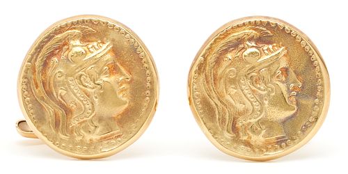 18K GREEK "SPARTAN" DESIGNER