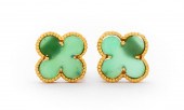 18K GREEN CHALCEDONY ALHAMBRA