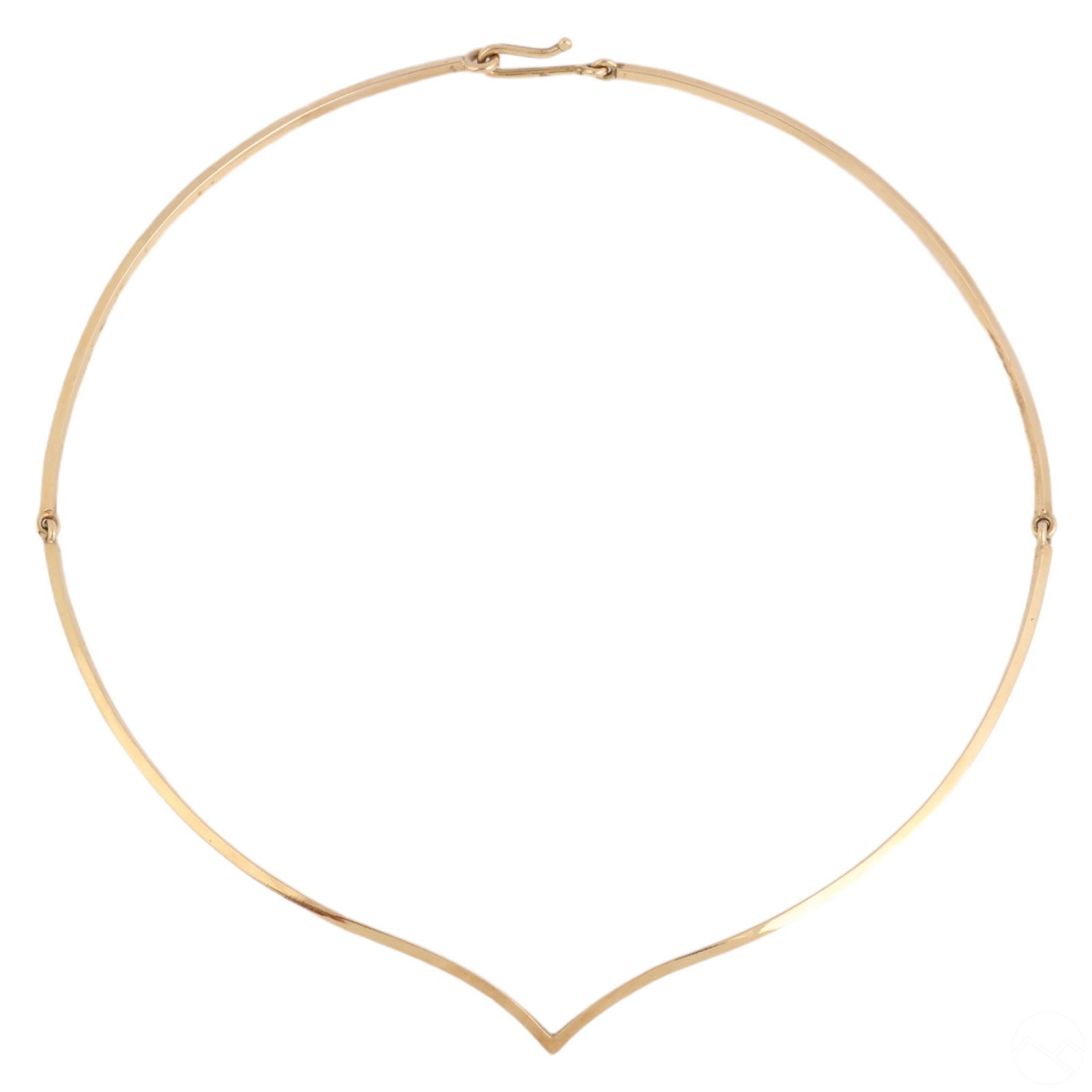 18K GUBELIN MODERN HINGED V